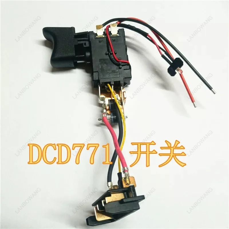 Suitable for DCD776/771 Switch&motor Gearbox Clamp Shell Paddle Lithium Power Tool