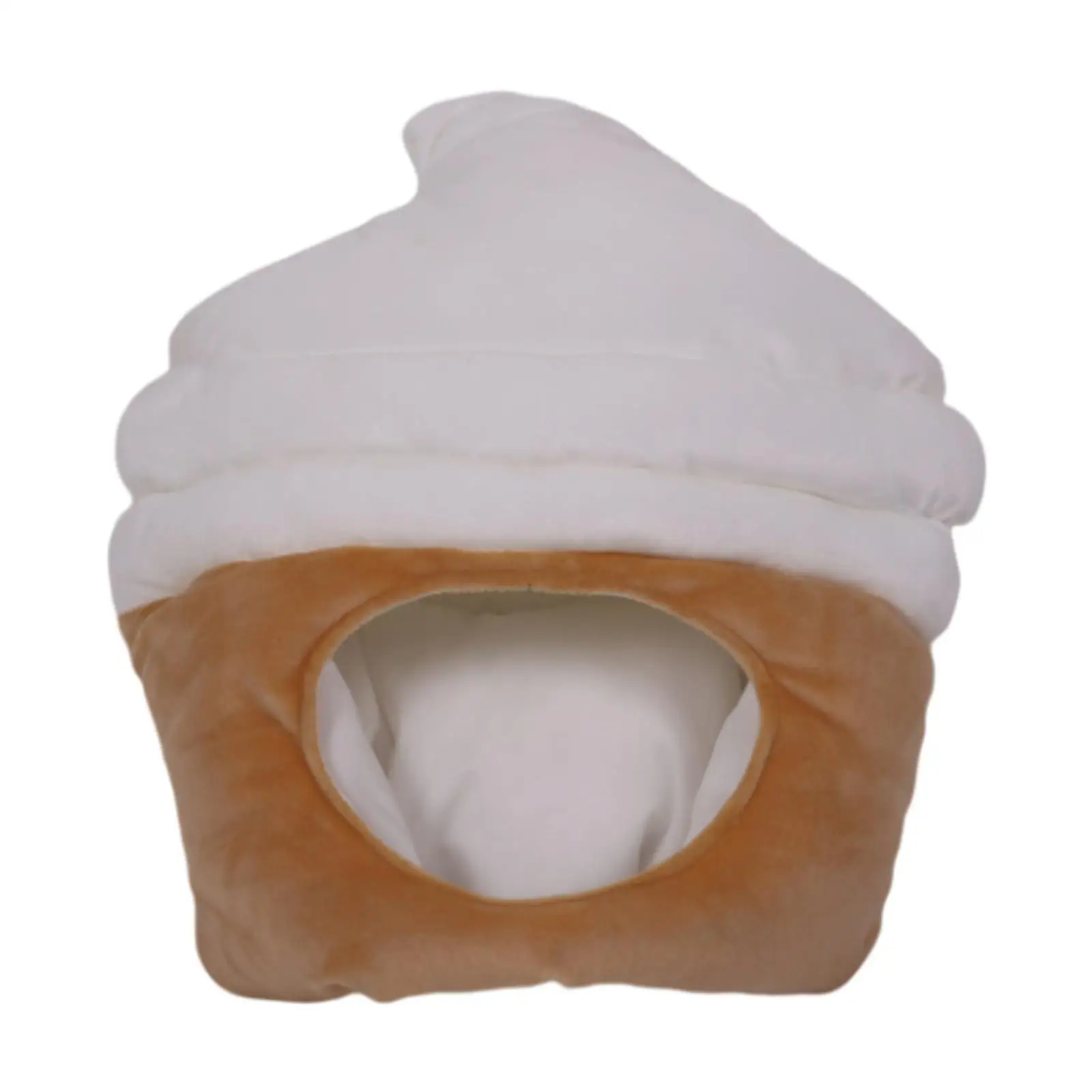 Ice Cream Headgear Headpiece Party Creative Winter Hat Dress up Plush Hat