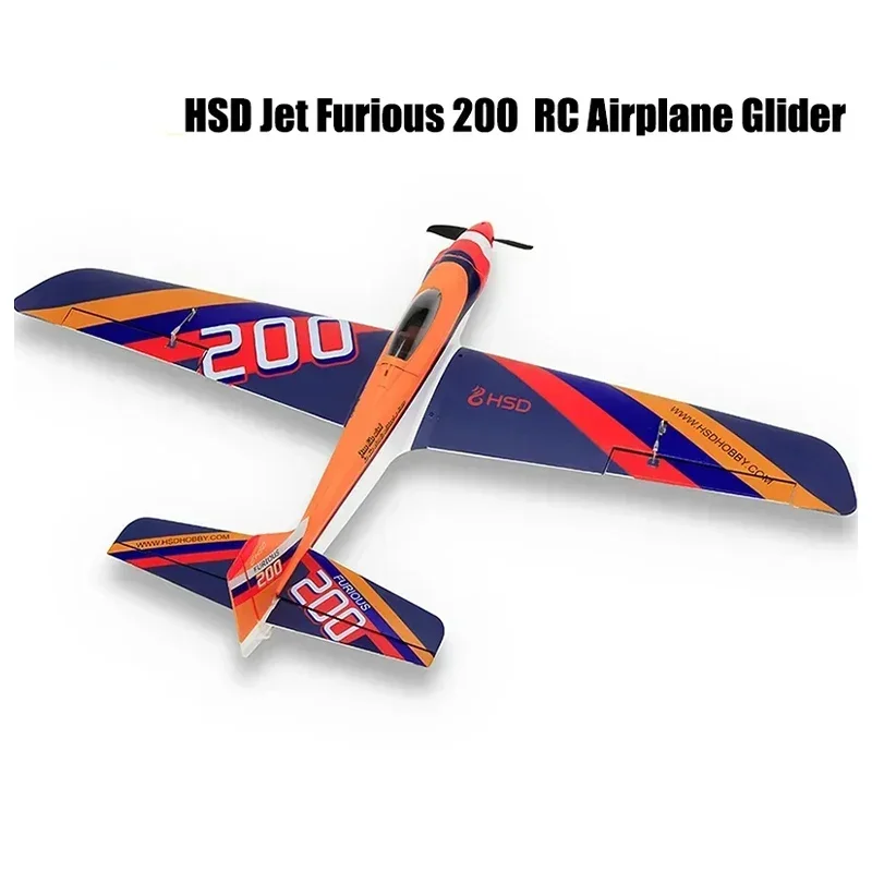 Hsd Yellow Race Wind Racing Furious200 Racing Machine High Speed Machine 1292mm Electric Epo Model Aircraft Outdoor Toy