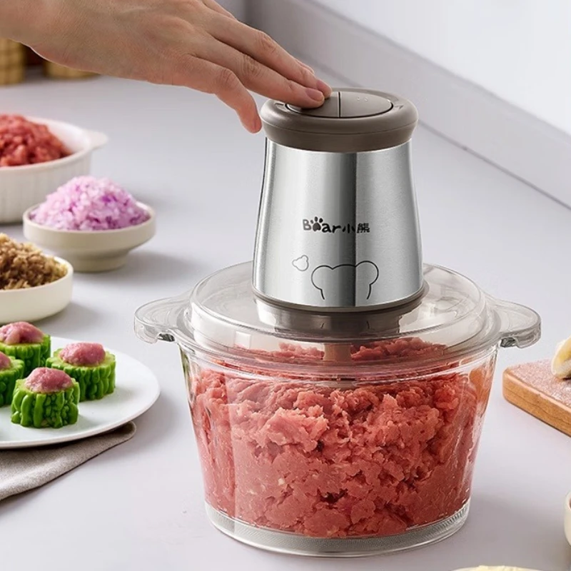 electric-meat-grinder-household-multi-function-garlic-machine-mixer-baby-food-supplement-machine-double-speed-speed-meat-chopper