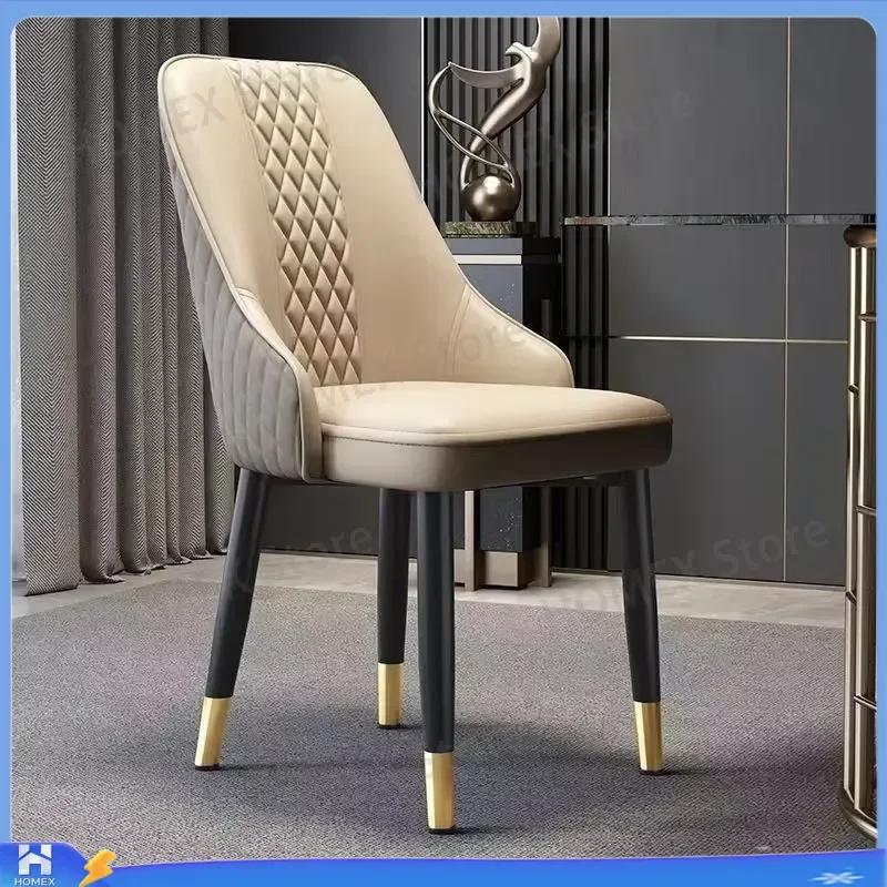 Modern Nordic Dining Chair Light Luxury Cat Paw Design Simple Household Backrest Leisure Hotel Restaurant Furniture Seat