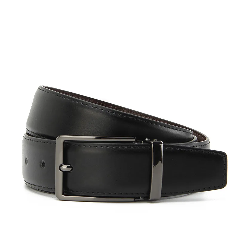 Cinturón de marca de lujo de cuero genuino para hombre, hebilla de aleación de alta calidad, retro juvenil de negocios con pantalones vaqueros, cinturón nuevo
