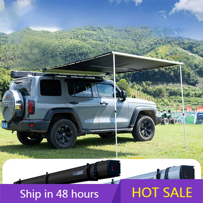 

YTYIN Car Side Tent Awning Canopy Outdoor Camping Vinyl Car Side Tent Awning Canopy Tent Equipment Canopy