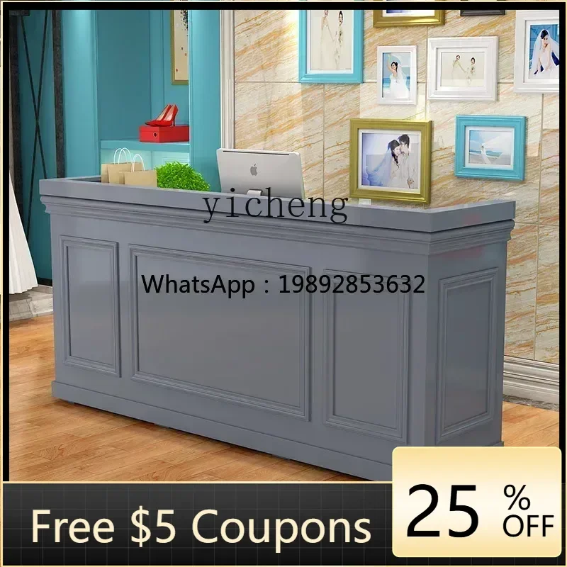A1  Atmosphere Cashier Counter Clothing Store Bar Table Simple Modern Reception Desk