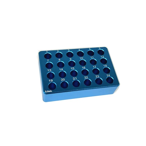 Imagen 2 del producto Enfriador de PCR Modular de hielo, termostato de baja temperatura, caja de hielo de aluminio prerefrigerada, estante de tubo de centrífuga de 0,2/1,5/2/5/10/15/50ML, 1/PK