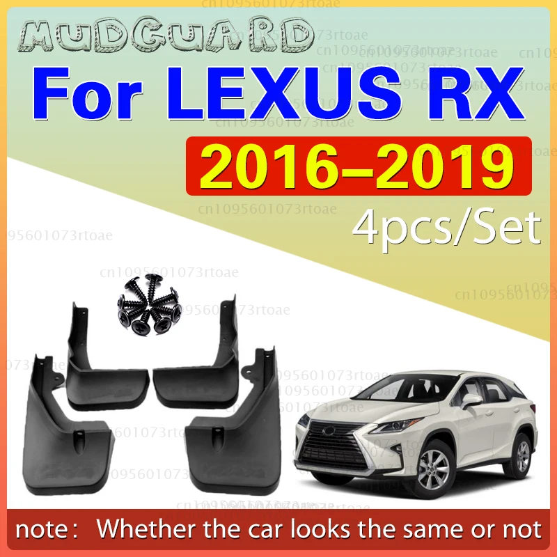 For LEXUS RX RX350 RX450h RX200T RX350L 2016 2017 2018 2019 Fender Mudguard Mud Flaps Guard Splash Flap Mudguards