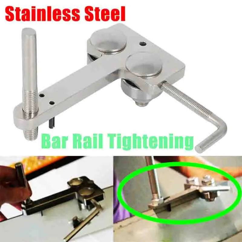 

Chainsaw Bar Rail Closer Full Adjustable Tool To Fit Different Gauge Bars Stainless Chainsaw Bar Rail Tightening Repair Tool