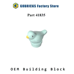 Gobricks 10pcs 41835 Part Animal Bricks Small Bird Compatible Building Blocks Sparrow Decor Christmas Zoo Scene DIY Gift Model