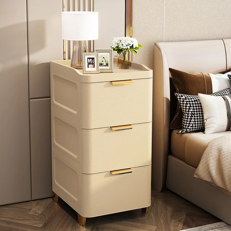 Drawer storage cabinet assembly simple home living room finishing locker room bedside table storage cabinet