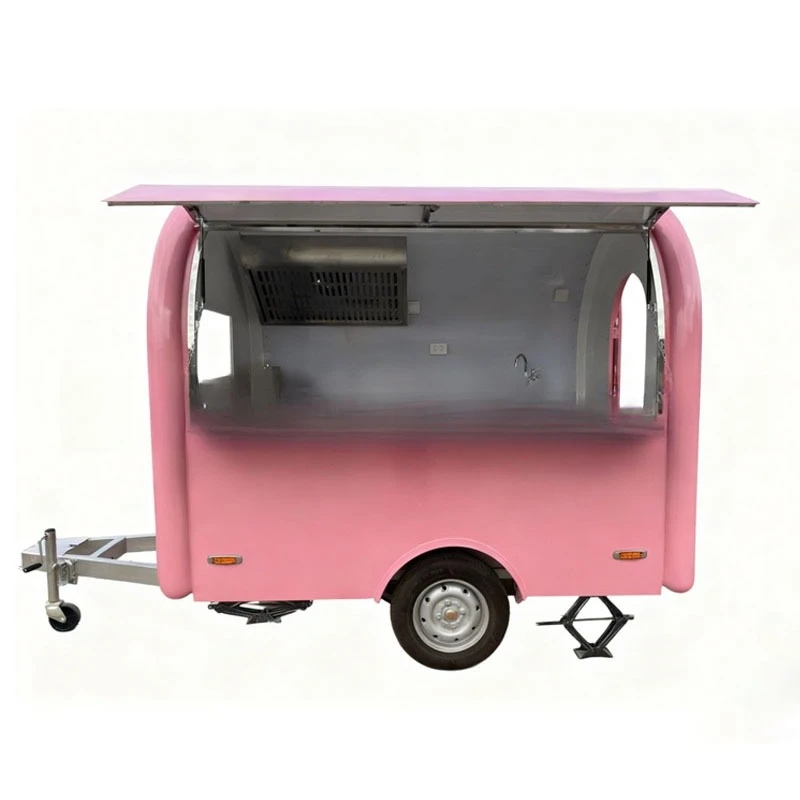 Entrepreneurship Stall Car Cart Small Cart Outdoor Mobile Multifunctional Snack Cart Fried Skewers BBQ Night Market