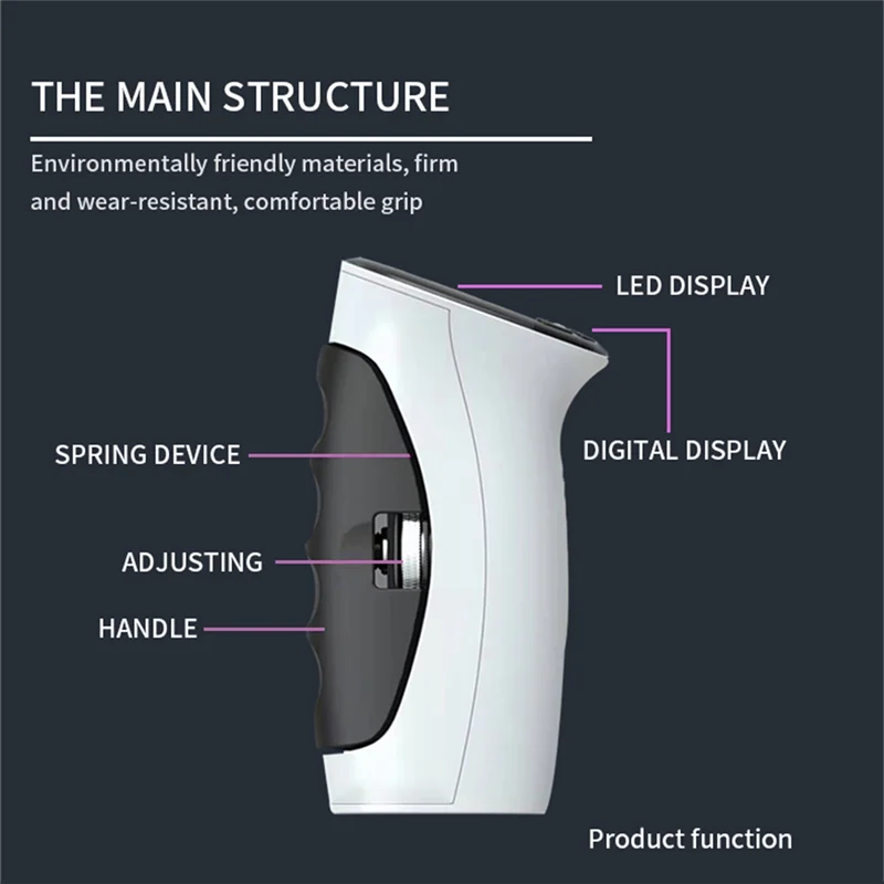 B97A-Electronic Grip Power Trainer Auto Capturing Smart Hand Dynamometer Grip Power Trainer