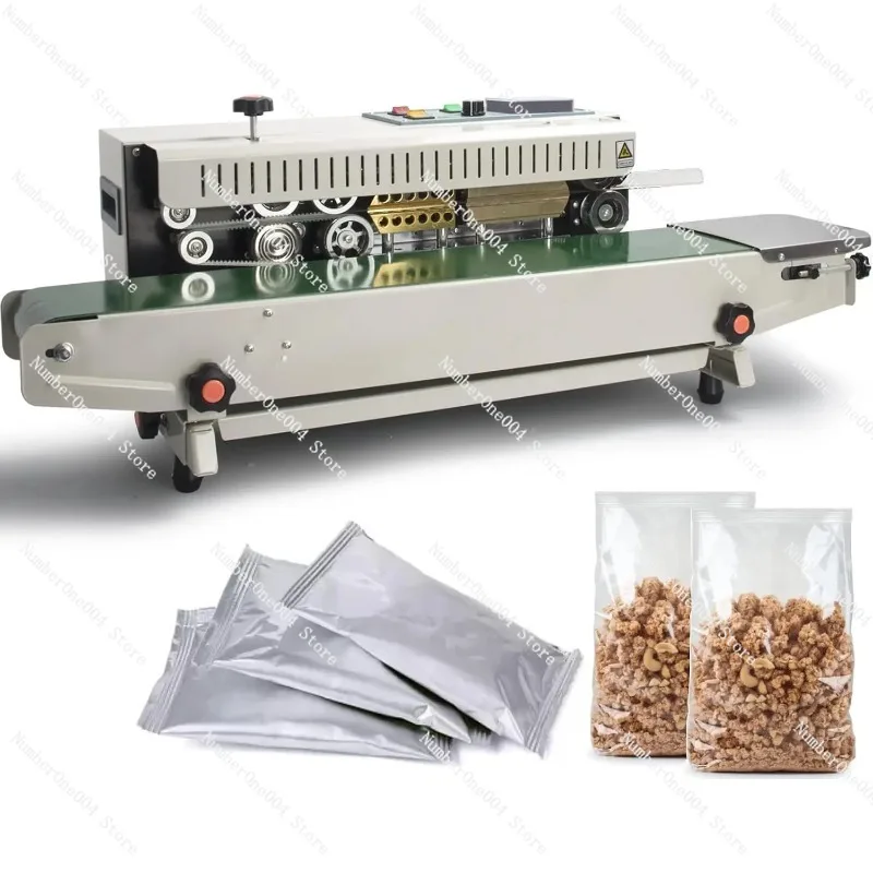 

Continuous Sealing Machine Automatic Horizontal Continuous Bag Band Sealer FR900 Plastic Bag Sealer Machine with Digital