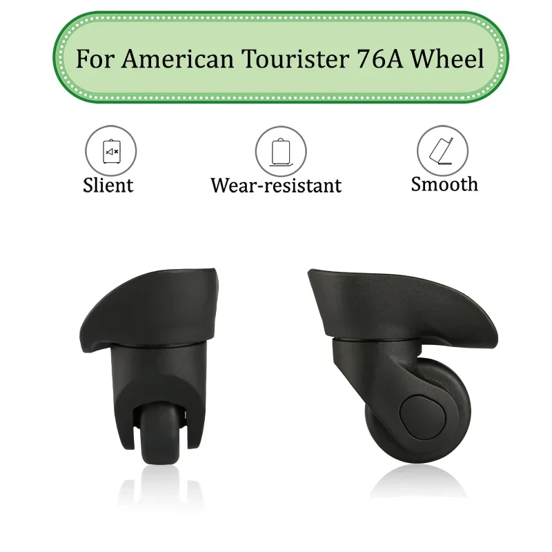 

For American Tourister 76A Universal Wheel Replacement Suitcase Silent Smooth Shock Absorbing Durable Wheel Accessories Wheels