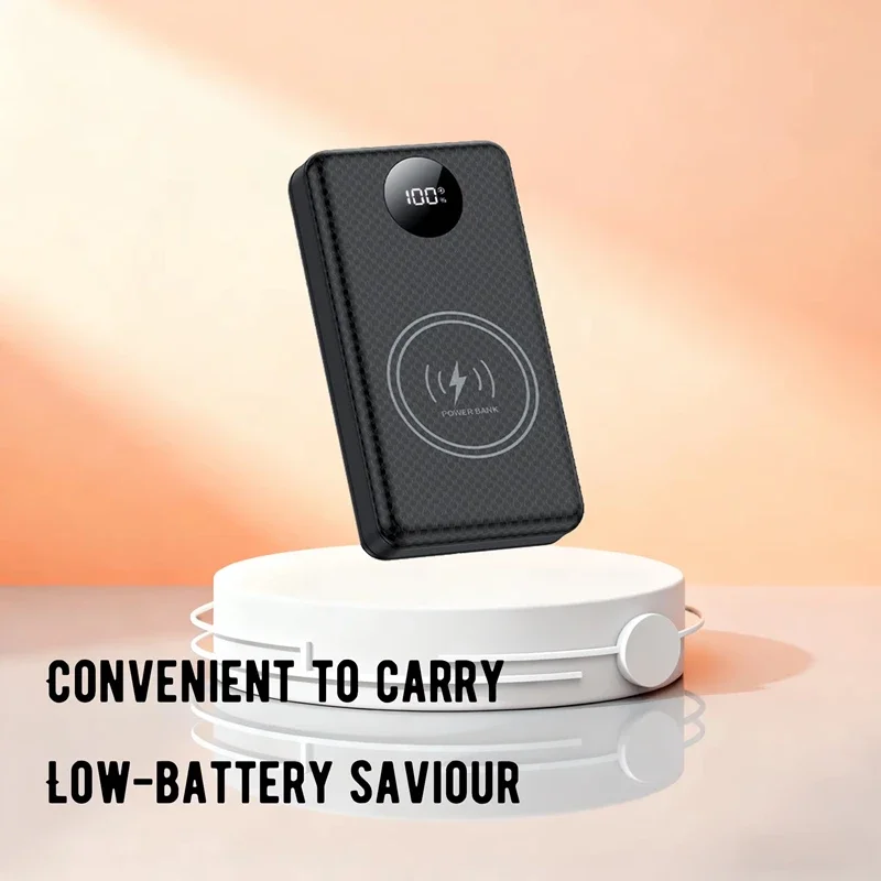 

New 6*18650 Power Bank Battery Box Holder Dual USB Type C Charge Shell With Camping Lights for iPhone Huawei 18650 Battery Cases