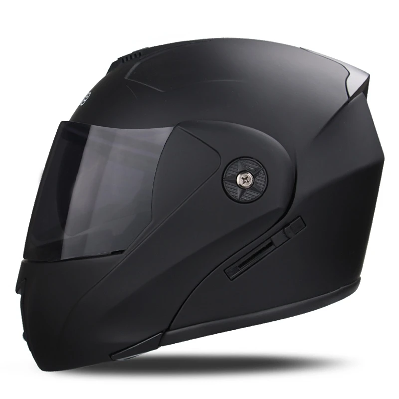 

DOT Certification Motorcycle Helmet Unisex Helmet With Visor Double Lens Cross Section Helmet Safety Modular Flip Helm