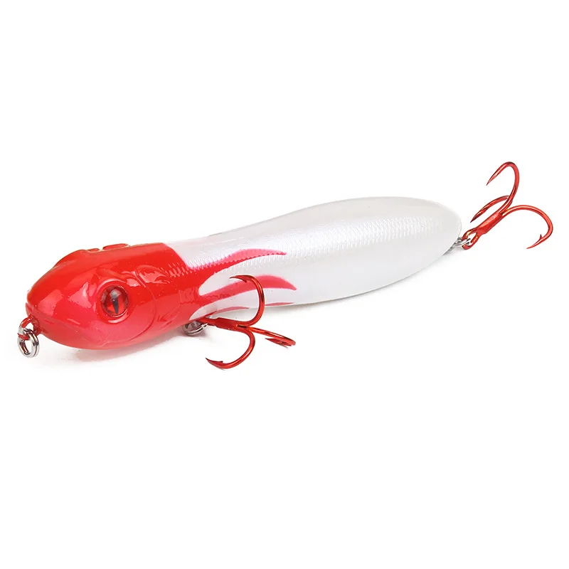 1 Stück/8 Stück 10cm/15,6g Schwimmender Angelköder Pencil Bait Popper Oberflächenköder Künstliche Köder Set für Karpfenangeln – Detail 14