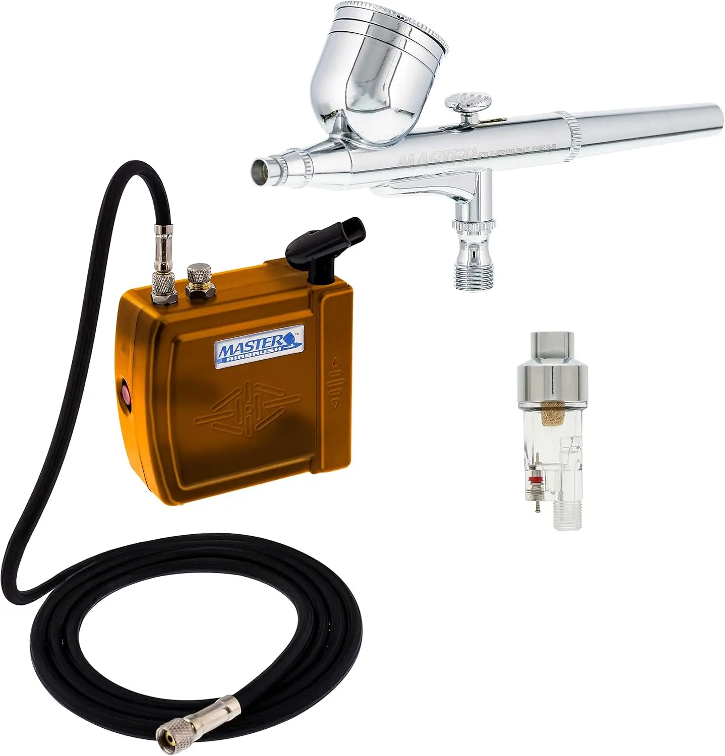 

Multi-Purpose Airbrush Kit with Mini Compressor for Nail Art, Model Painting & Crafts