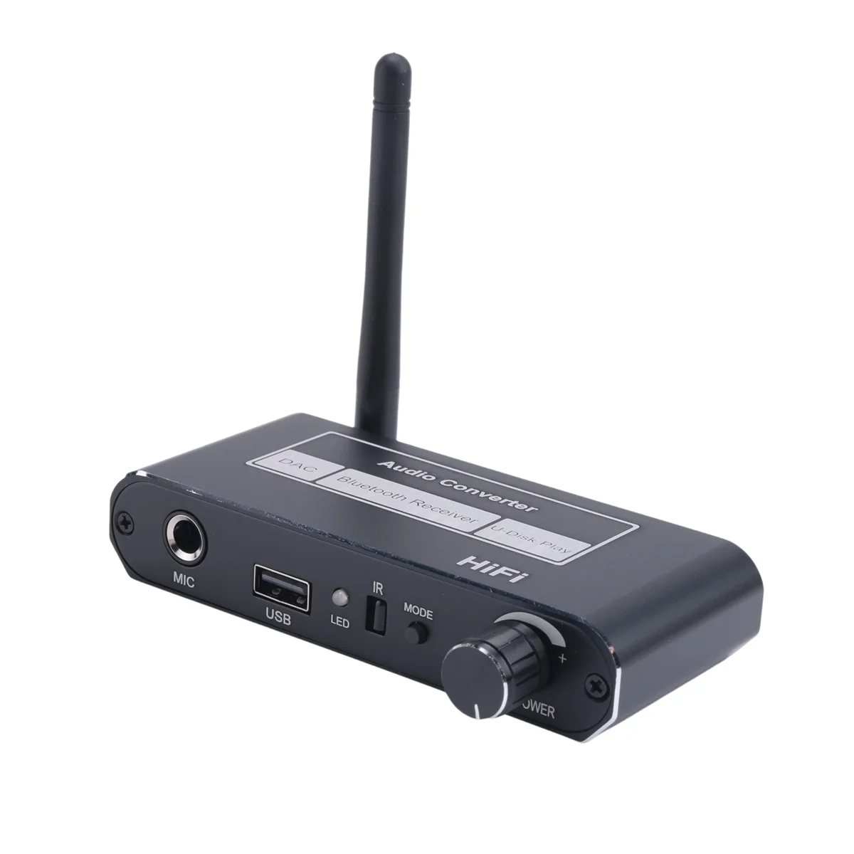 ABAC-HIFI Bluetooth 5,2 receptor de Audio DAC Coaxial Digital a analógico convertidor 3,5mm AUX RCA adaptador inalámbrico estéreo