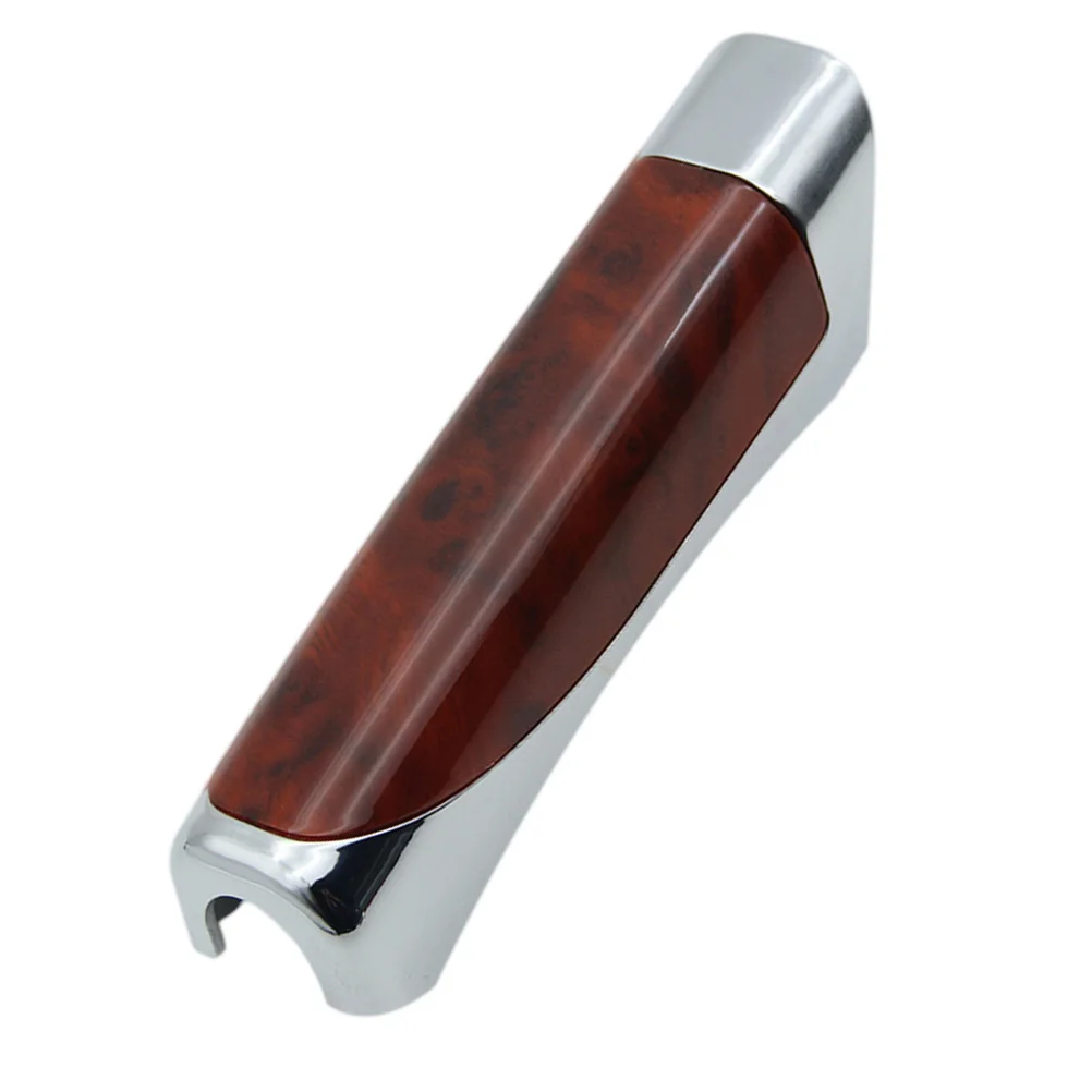 

Handbrake Cover Wood Grain Plastic Dust-Proof Hand Brake Sleeve Protector For Car Interior Hand Brake Sleeve Handbrake Case