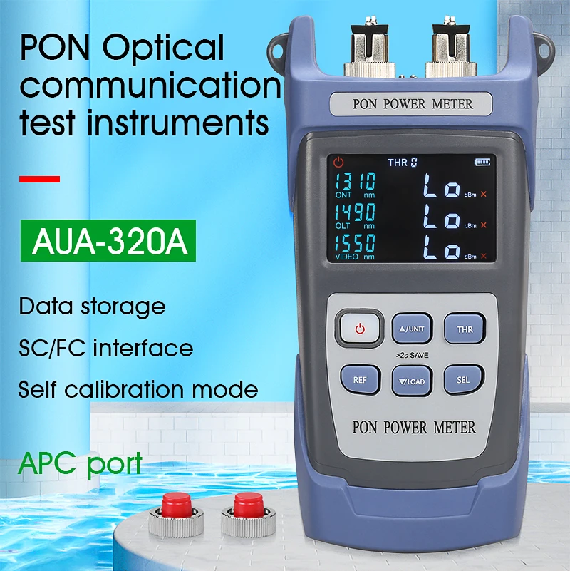 

COMPTYCO AUA-320 Fiber Optical PON Power Meter FTTX/ONT/OLT 1310/1490/1550nm