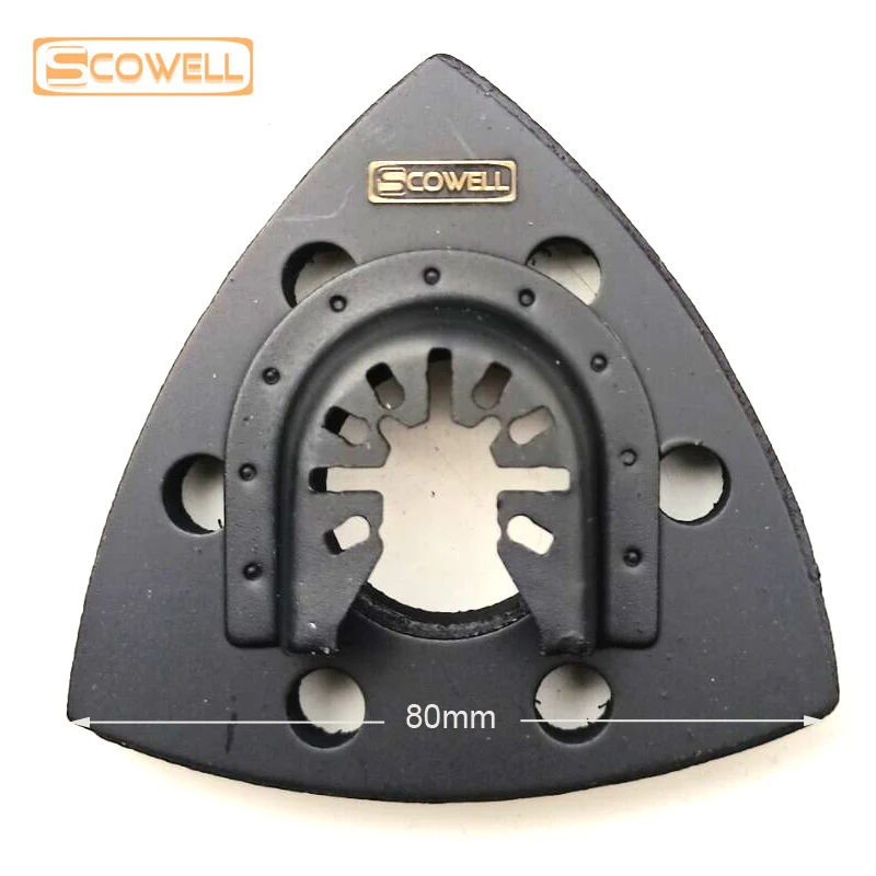 Multi Tools Sand Paper Hook Loop Triangular Sanding Pad Polish DIY Tools Multifunction Oscillating Renovention Machines