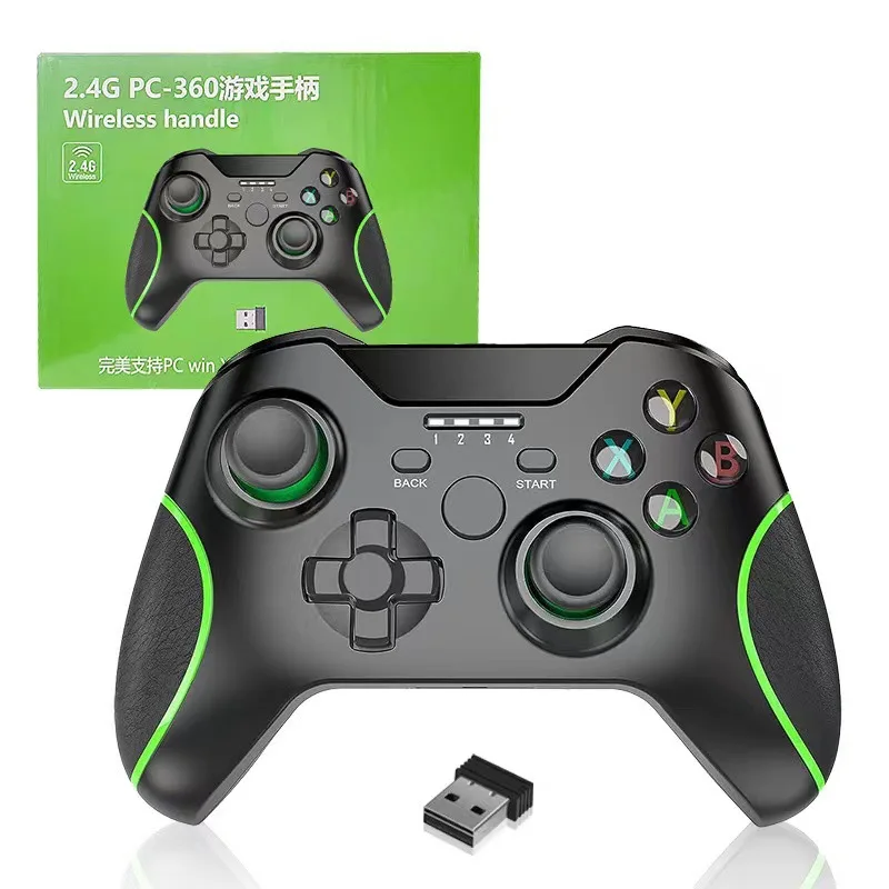 Wireless doubles game Controller For Linux/Android phone For Game Box Game stick PC Smart TV Box 2.4G gamepad Joystick view 6