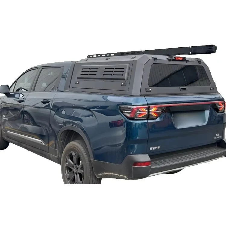 Factory Wholesale Aluminum Alloy Pickup Truck Camper Canopy Split Assembly Pickup Hard Top Rear Cover Hard Top for RADAR RD5 RD6