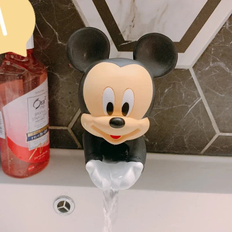 Disney Mickey Minnie Mouse Faucet Extenders Cartoon Cute Anime Kids Hand Washing In Bathroom Sink Accessories Kitchen Supplies