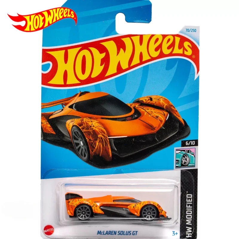 2024H Original Hot Wheels Car Mclaren Solus GT Toys for Boys 1/64 Diecast Vehicle Alloy Model Brinquedos Collector Birthday Gift