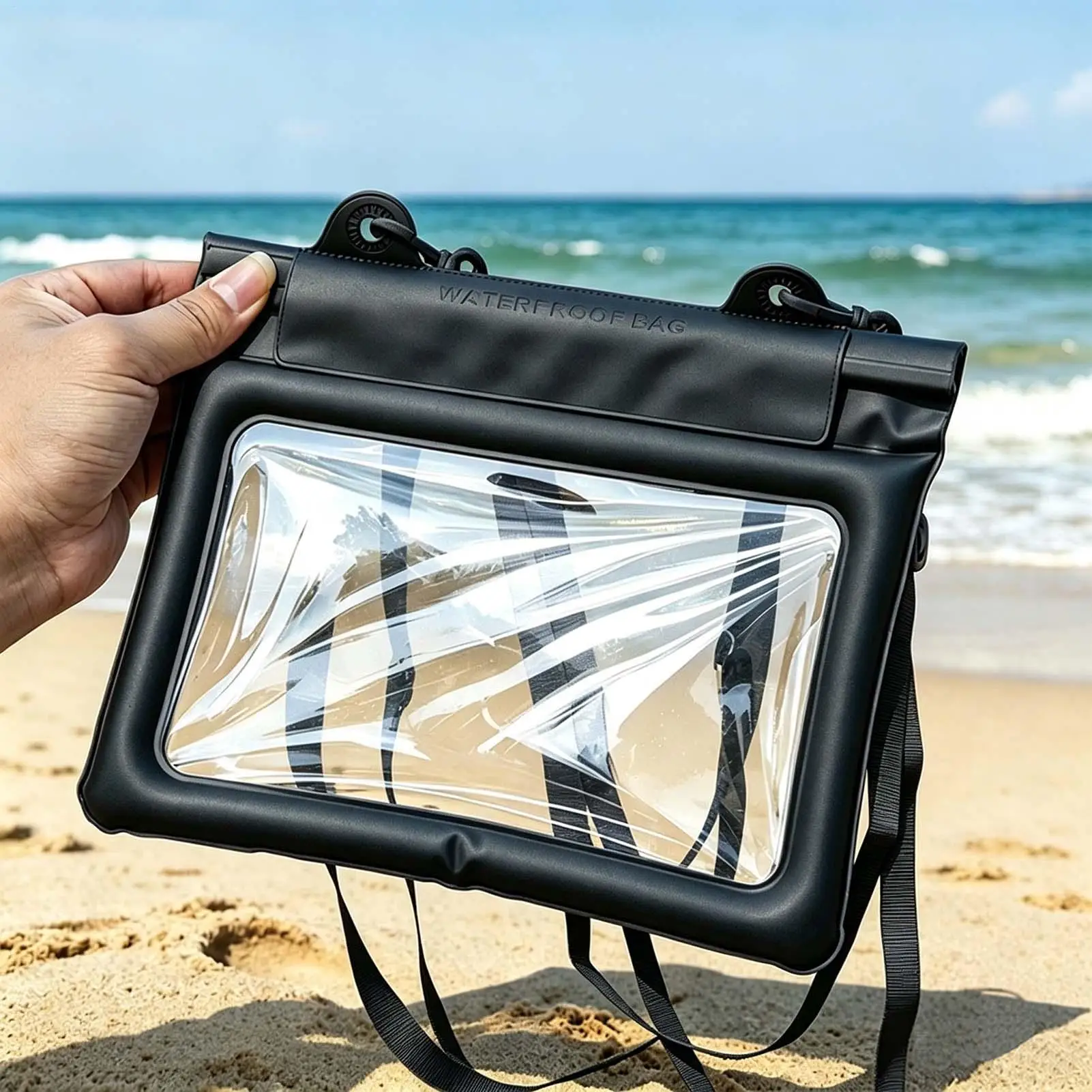 Touchscreen Waterproof Dry Bag, Floating Phone Pouch Cover, Durable Protector for Swimming Snorkeling Diving Beach Cruise Use