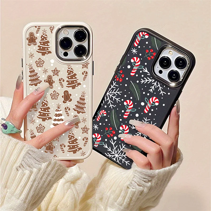 

Christmas Snowflake Graphic Phone Case for IPhone 16 15 14 13 12 11 X XR Xs SE2 SE 8 7 Plus Pro Max Mini Silicone Back Cover