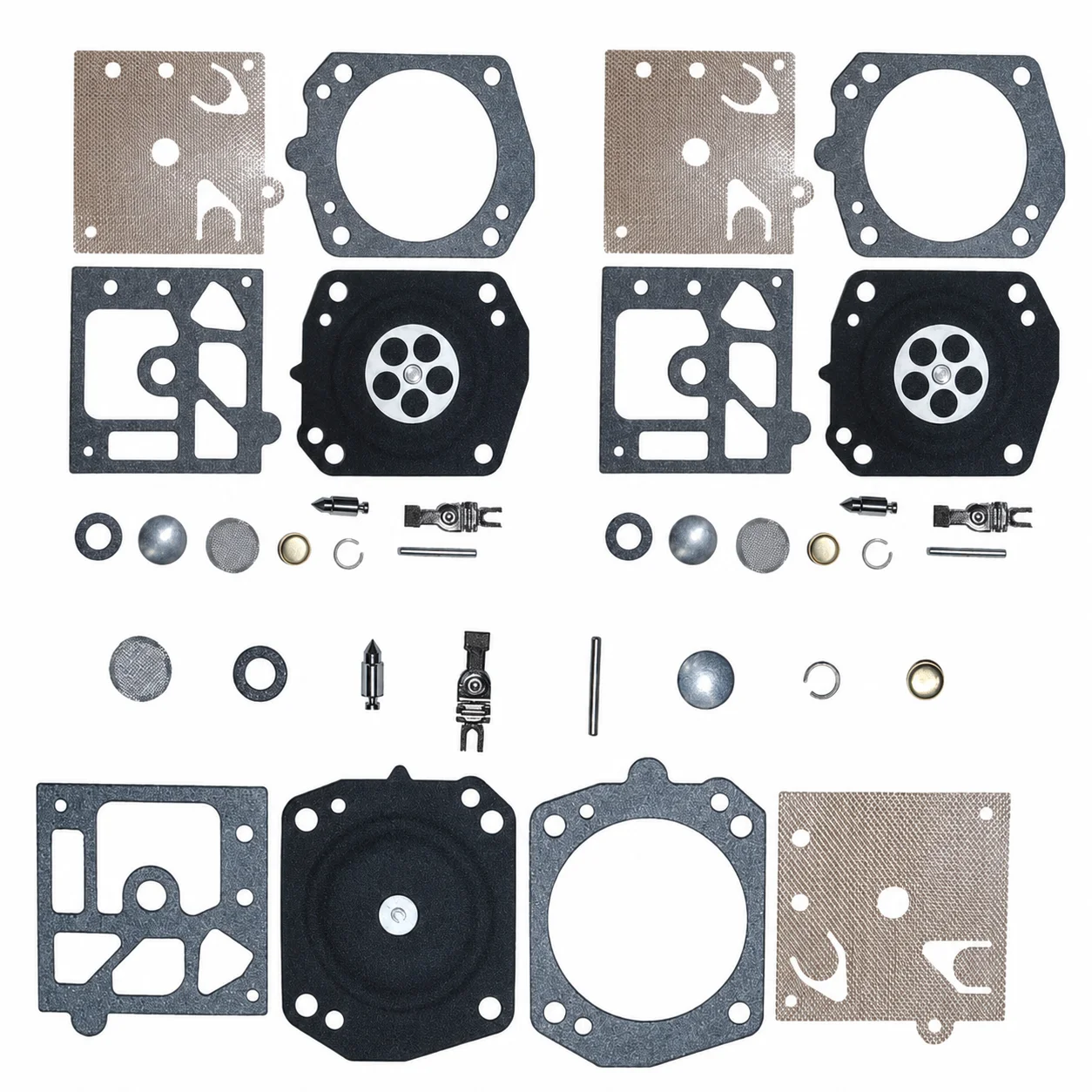Carburetor Repair Kit Replacement For Husqvarna 133 234 238 242 250RX 254 262 42 44 440 450 Chainsaw Replaces Walbro K10-HDA