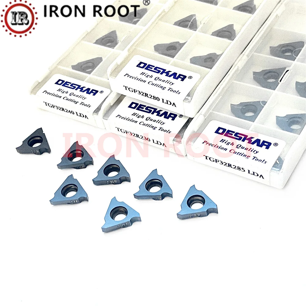 DESKAR Grooving Carbide Insert TGF32R,TGF32L 250,260,270,280,290,300 LDA  CNC lathe Tools For KTGFR/L STGFR/L Holder for P.M.K