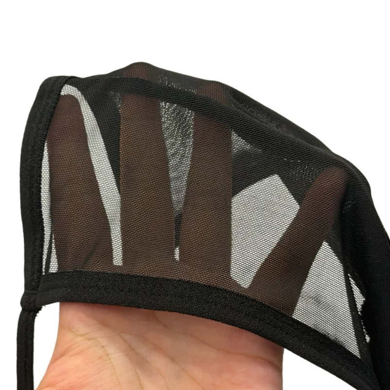 1pc Men's Sexy Underwear, Ice Silk Cool Thongs & G-strings, Mesh Breathable Comfy High Elastic Thongs Underpants, Thongs view 5