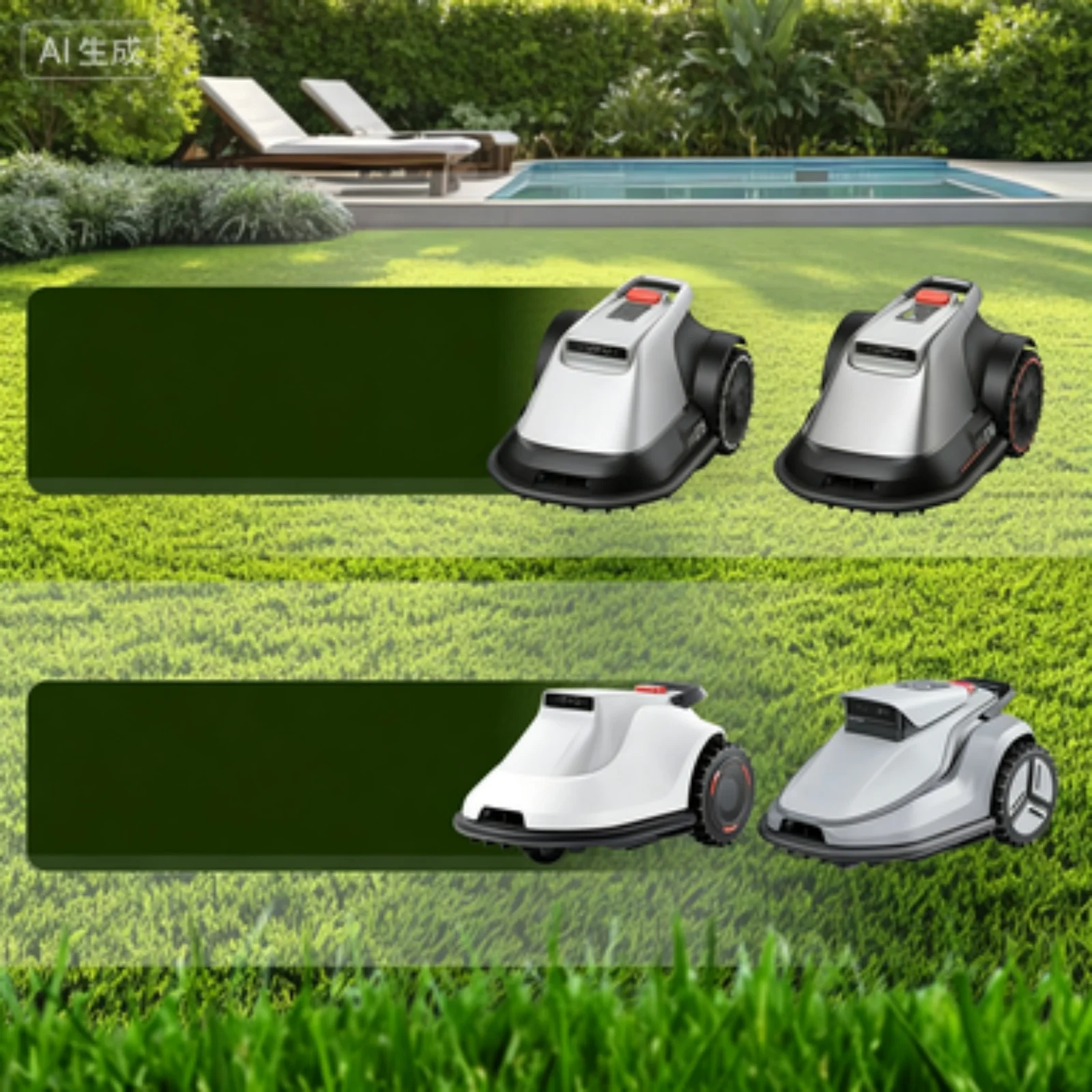 Premium Plate & 6 Titanium For Eufy & For TerraMow Robotic Mowers Lawn Mower Robot Blade Disc Exquisite-Blade Discs