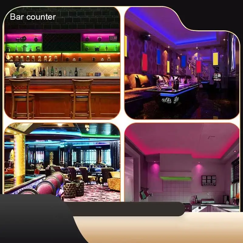 

5 м RGB световая лента 3528 300 светодиодов гибкая светодиодная лента с 44-клавишным пультом дистанционного управления + контроллер для рождественской гостиной спальни-T44C