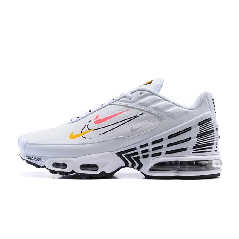 

Мужские кроссовки Nike Air Max Plus, инкапсулированные, универсальные, нескользящие, повседневные, последние, удобные для бюджета кроссовки, белые