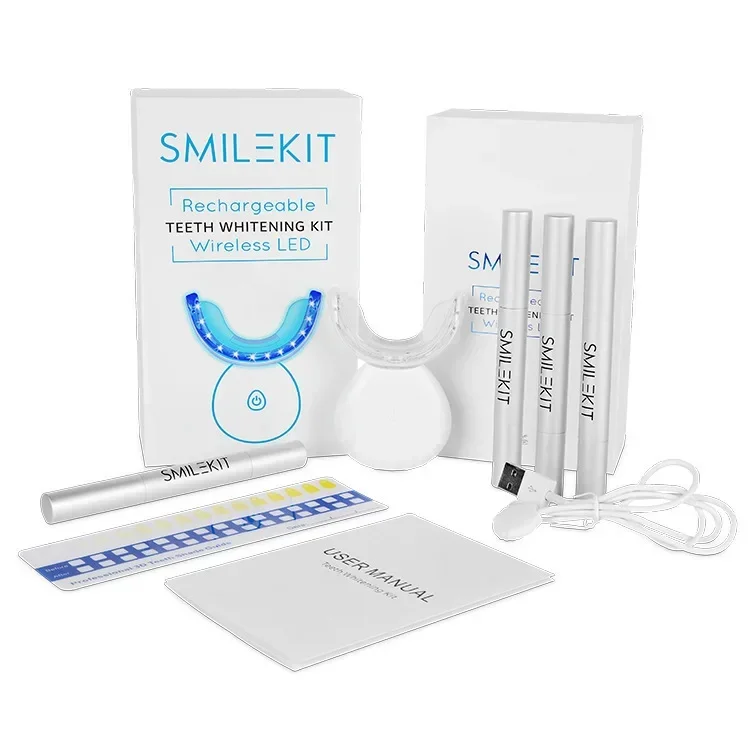 Tand Whitening Kit Mini 16 Led Koud Licht 35% Carbamide Peroxide Gel Tand Whitener Bleken Pen Orale Lade Apparaat Set