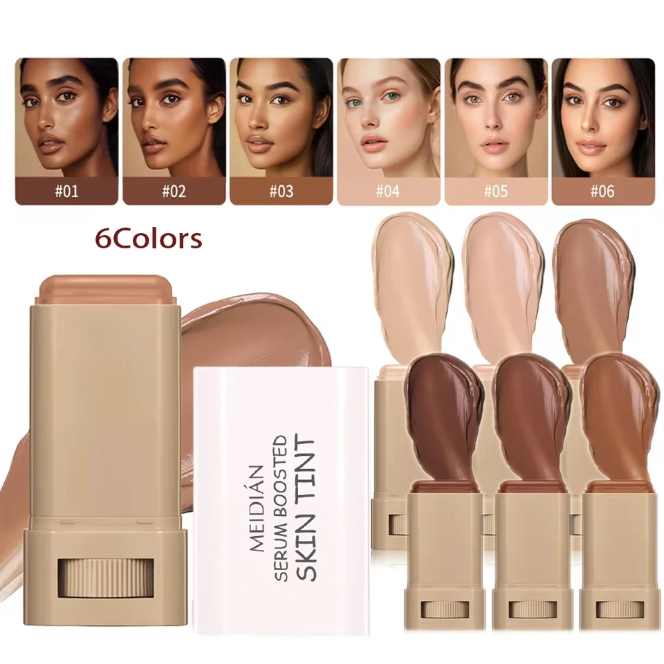 Hot Sale Lightweight Foundation Stick Long-Lasting Full Coverage Moisturizer Natural Finish Makeup Foundation Stick non-marking