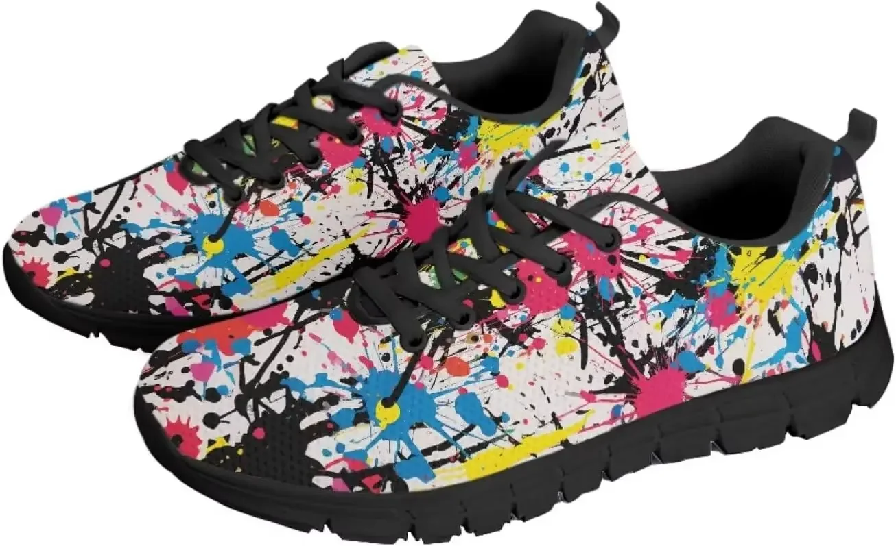 

Tennis Shoes for Women Sport Women's Fashion Sneaker Black Sole Walking Shoes