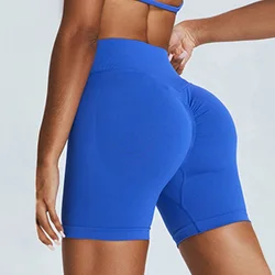 Cloud Hide High Waist Yoga Shorts Sexy Butt Fitness Short Gym Scrunch Women Workout Tight Sport Quick Dry Leggings Tummy Control