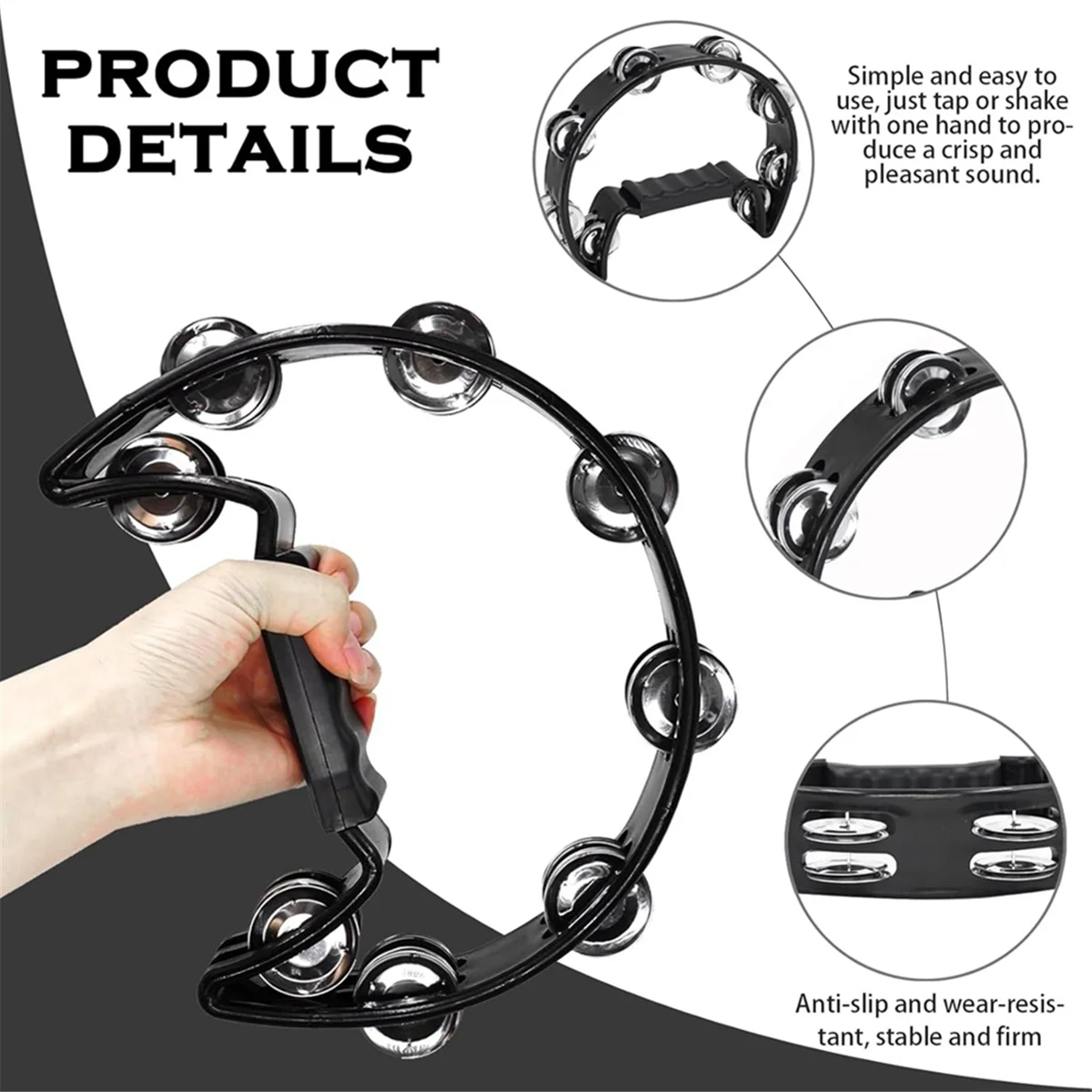 مجموعة أدوات الإيقاع الموسيقية، قرع يدوي، هزازات الدف والبيض، مطرقة رملية لـ KTV