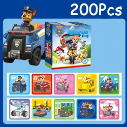 200Pcs Paw Patrol Stickers Anime Figure Chase Marshall Ryder Stationery Supplies School Teacher Reward Stickers Toy Kids Gifts