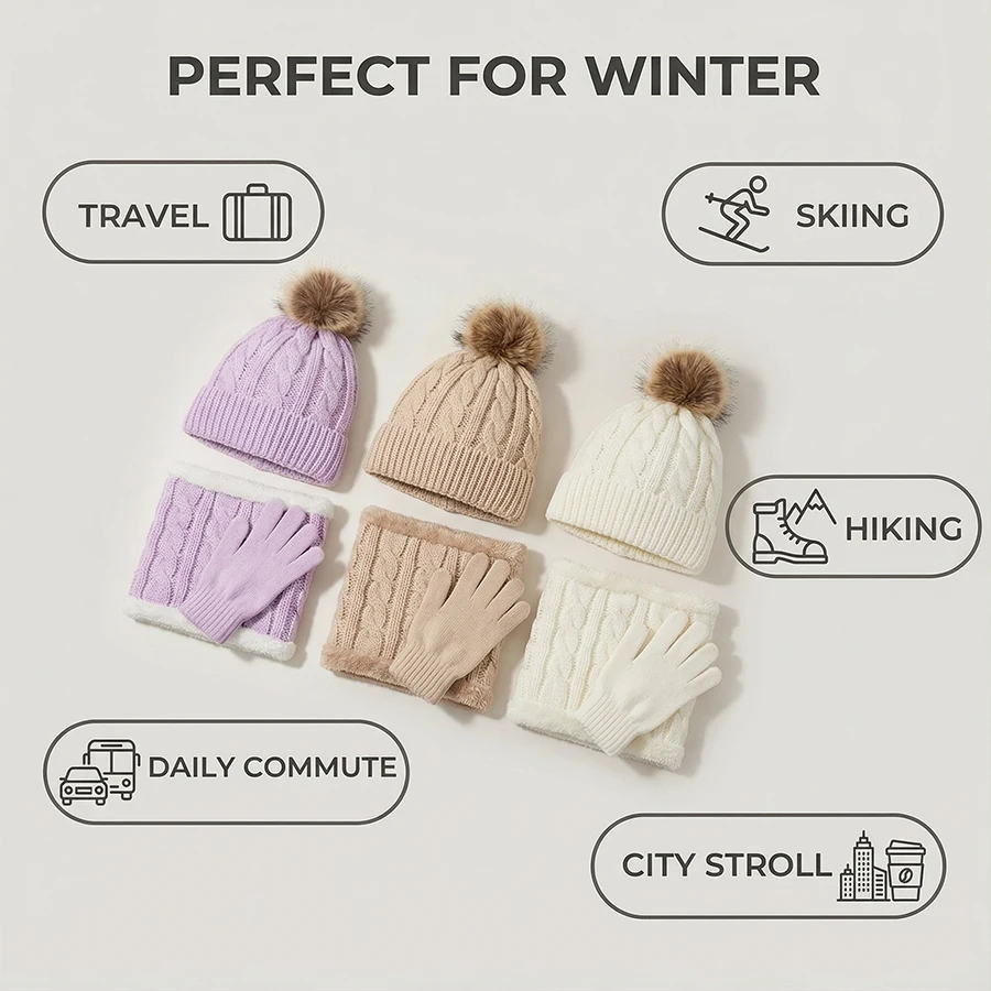 Thumbnail 2 - #52 Best Baby Knit Hat Sets to Buy In 2026