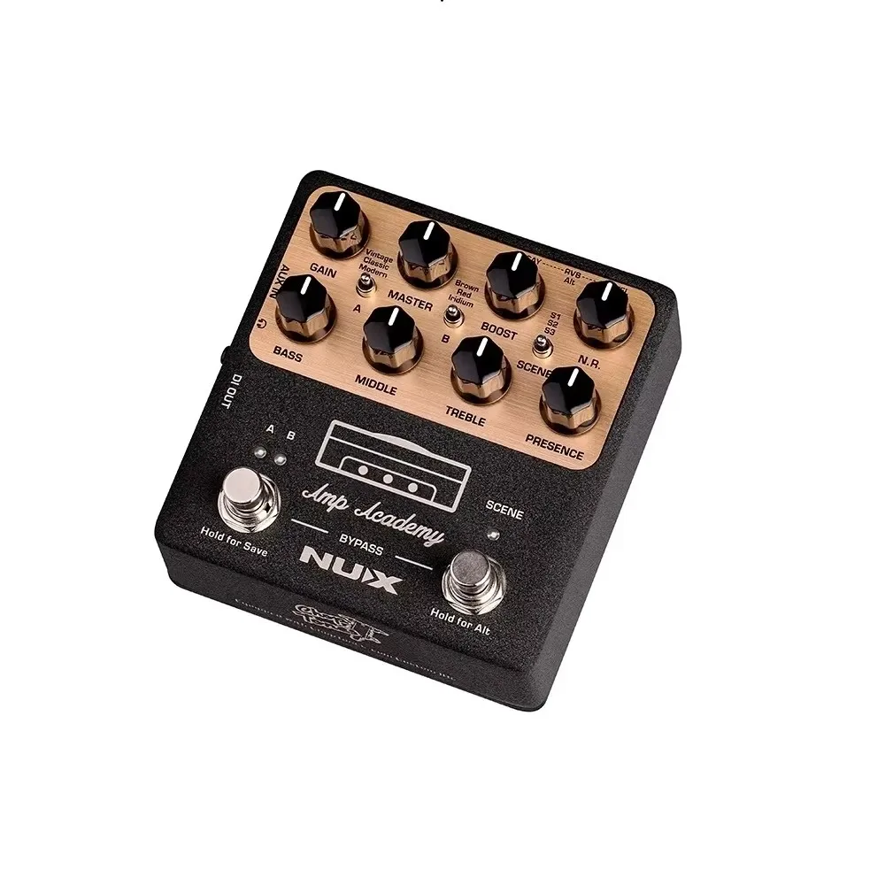 NUX Amp Academy NGS-6 ต่อเหยียบต่อ Chitarra Elettrica Effetti ต่อ Chitarra Elettrica AMP Modelingh ส่ง/คืนผล Loop