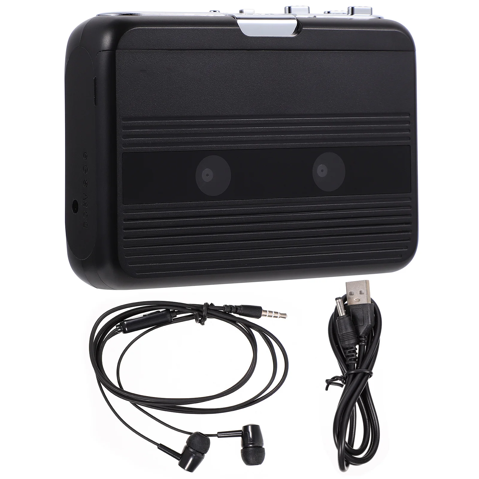 1Pcs Wireless Cassette Player Portable Stereo Tape Radio Personal Wireless Transmitter Lightweight ABS Metal