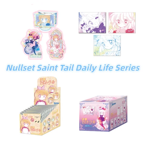 Genuine Nullset Saint Tail Series Badges Art Cards Acrylic Stand  Anime Art Daily Life Theme ACG Goods HighQuality Birthday Gift