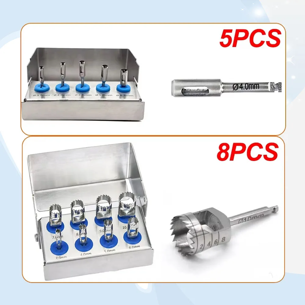 Dental Drill Kit with Low-Speed Handpiece Bits for Core Harvesting and Surgery fast shipping
