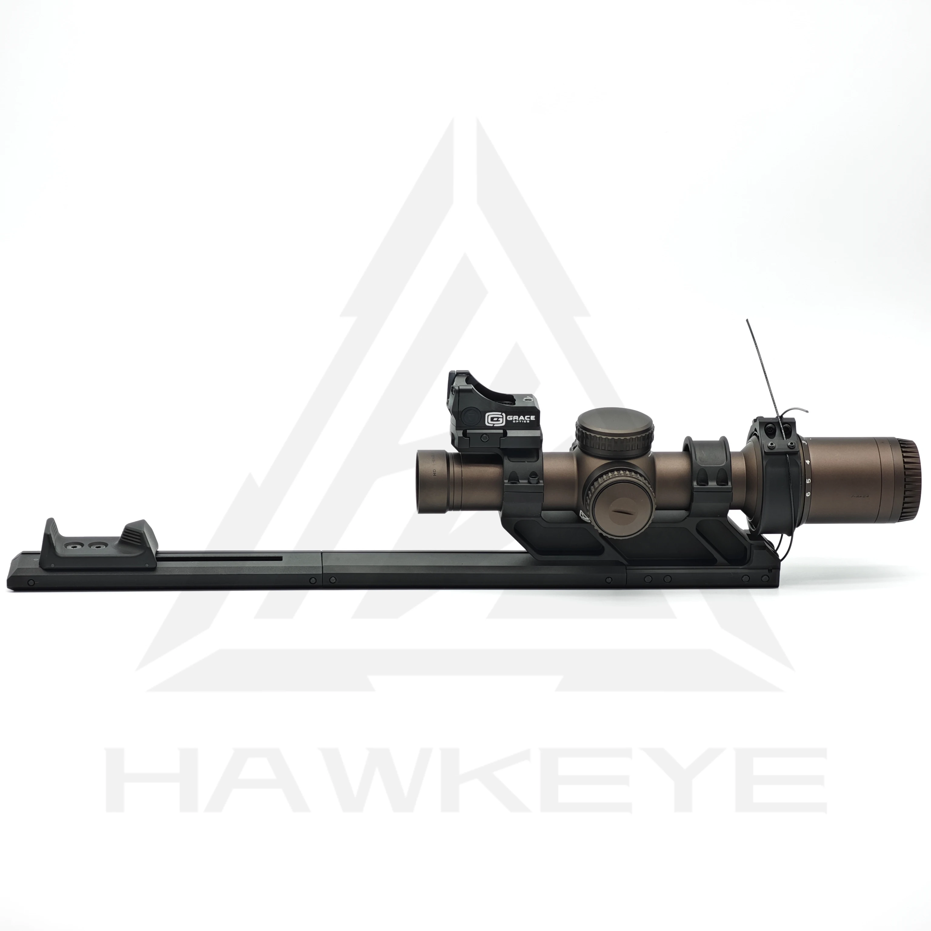 Tactical LPVOs Quick-release Scope Mount Rail Adapter Zooming System Scope Switch 30mm/34mm Optical Centerline Height Extension