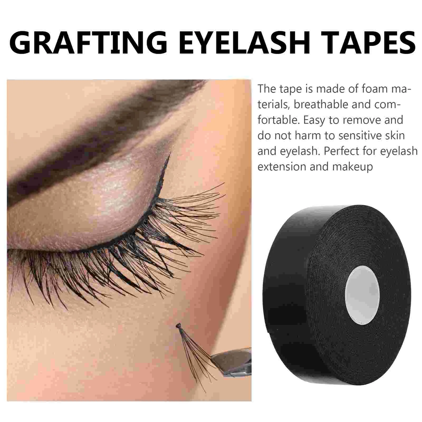 5 Rolls Foam Eye Pads Beauty Salon Supplies Patch Breathable Eyelash Tapes Extension Line Graft Grafting